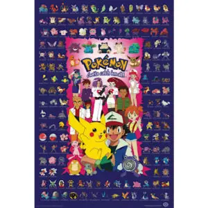 Pokemon "Gotta Catch'em All!" Kanto Pokedex Poster [Rolled Only]