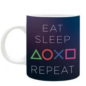 PlayStation: Eat Sleep Game Repeat Ceramic Mug