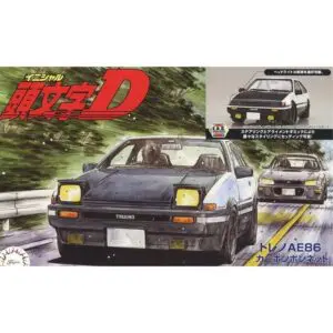 AE86 Trueno (Carbon Hood Ver.) "Initial D" 1/24 Scale Model Kit