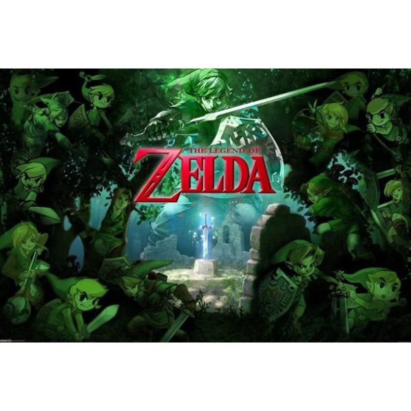 zelda-green-forest-poster