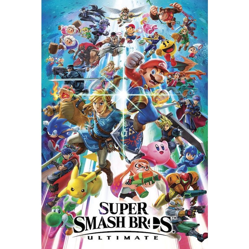Super Smash Bros. Ultimate Poster | Video Game Heaven