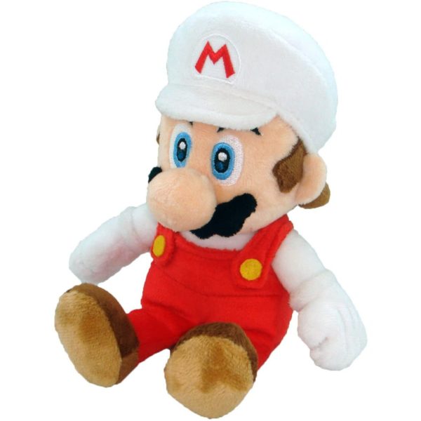 Fire Mario Official Super Mario All Star Plush (1)
