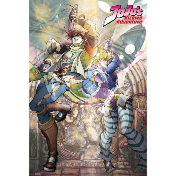JoJo’s Bizarre Adventure Joseph & Caesar Poster