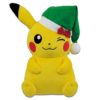 Christmas Pikachu with Green Stocking Cap Big Banpresto Plush (1)