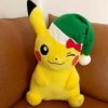 Christmas Pikachu with Green Stocking Cap Big Banpresto Plush (3)