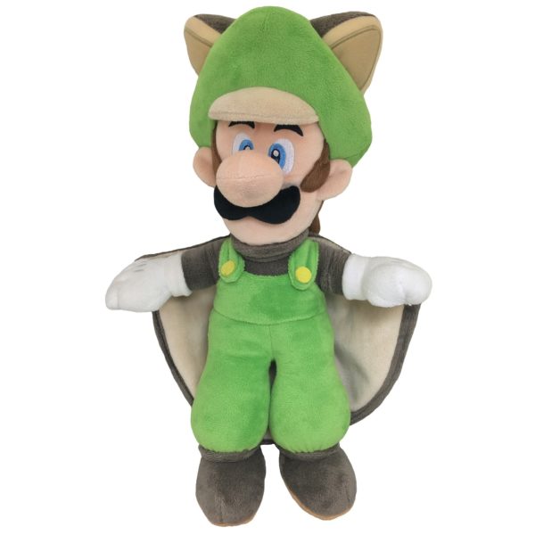 Flying Squirrel (Musasabi) Luigi Official New Super Mario Bros. U Plush (1)
