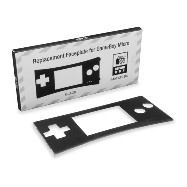 GameBoy Micro Faceplate Black (1)