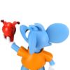 Itchy and Scratchy Vinyl Art Figure (My Bloody Valentine Edition) (10)