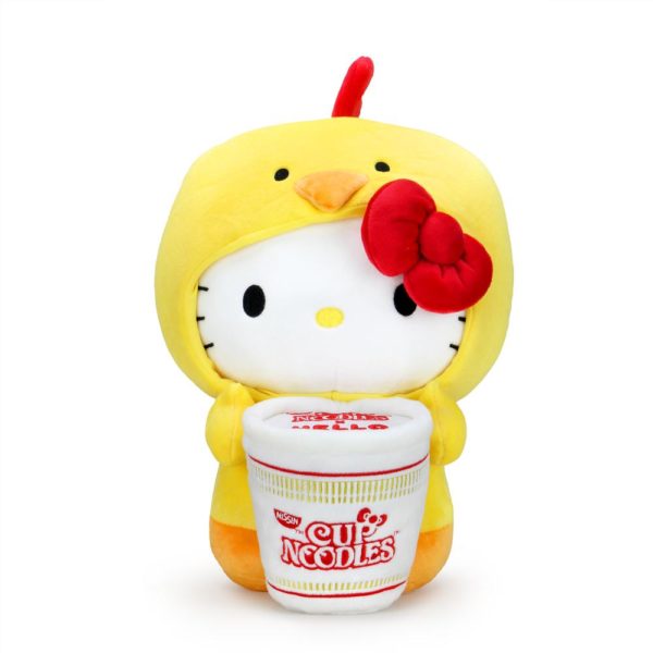 Nissin Cup Noodles x Hello Kitty Chicken Cup Medium Plush (1)