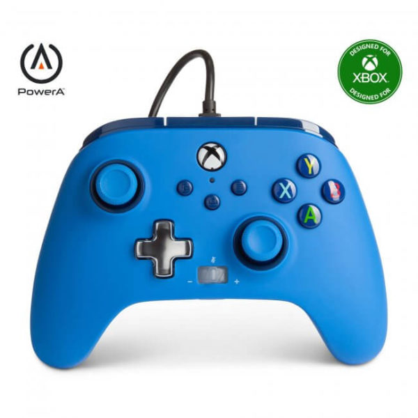 Power A Wired Xbox Controller BLUE (1)