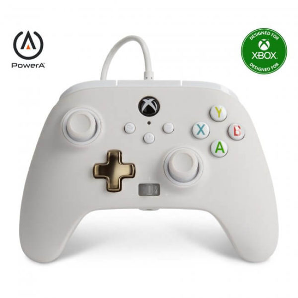 Power A Wired Xbox Controller WHITE (1)