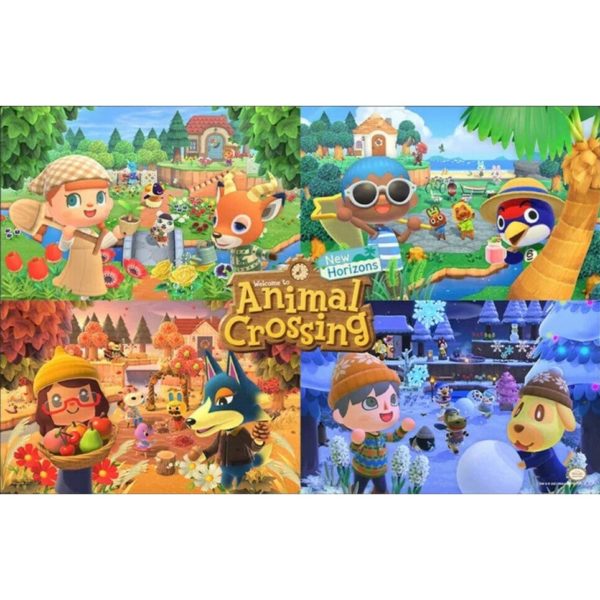 Animal Crossing New Horizons Four Seasons Poster