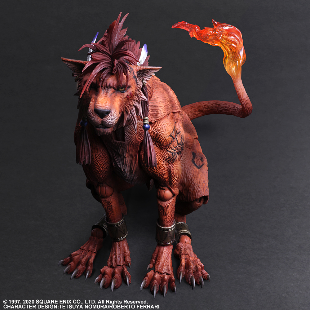 Red XIII “Final Fantasy VII Remake” Play Arts Kai Action Figure | Video