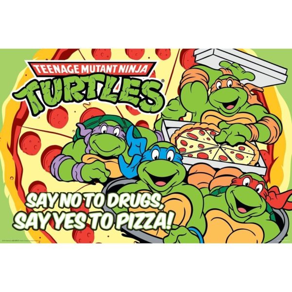 Teenage Mutant Ninja Turtles Say Yes to Pizza Poster