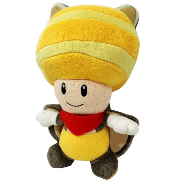 Flying Squirrel Yellow Toad Super Mario All Star Collection Plush