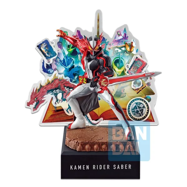 Kamen Rider Saber (No.02 Feat Legend Kamen Rider) Kamen Rider Saber Worldlise Ichibansho Figure (1)