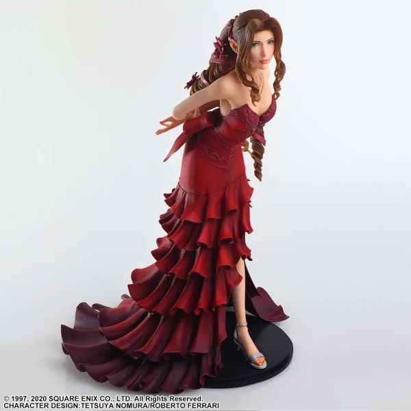 Aerith Gainsborough Final Fantasy VII Remake Dress Ver. Static Arts Figure (4)
