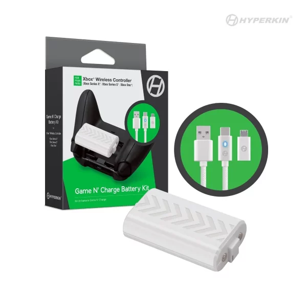 Hyperkin Xbox One Battery Pack WHITE M07508 1