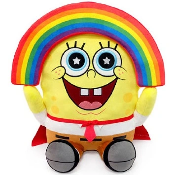 Spongebob “SpongeBob SquarePants” Rainbow HugMe Plush | Video Game Heaven