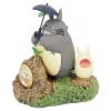 Totoro My Neighbor Totoro Dondoko Dance Statue Desk Clock (5)
