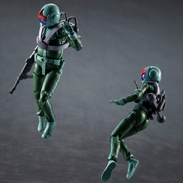 G.M.G. Principality of Zeon Army Soldier 05 Mobile Suit Gundam (Standard Infantry) Figure (12)