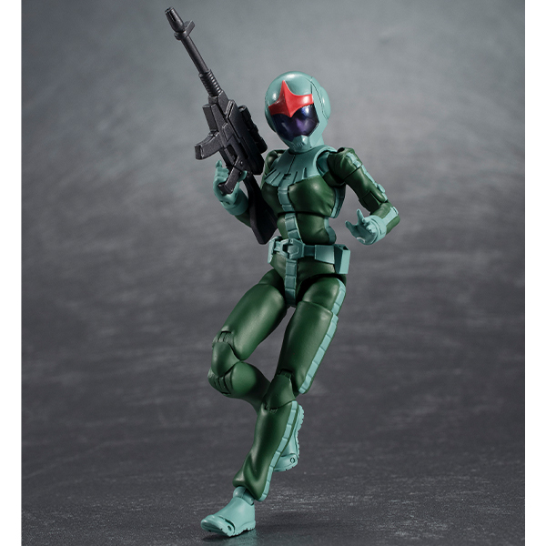 G.M.G. Principality of Zeon Army Soldier 05 Mobile Suit Gundam (Standard Infantry) Figure (6)