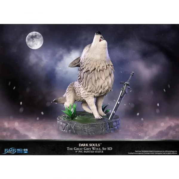 Great Grey Wolf Sif Dark Souls First 4 Figures PVC Statue Standard Edition (12)