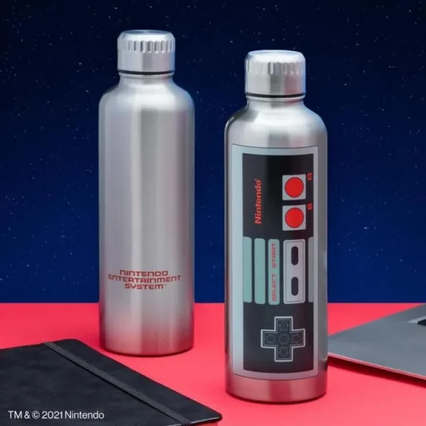 Nintendo NES Controller Stainless Steel Water Bottle (1)