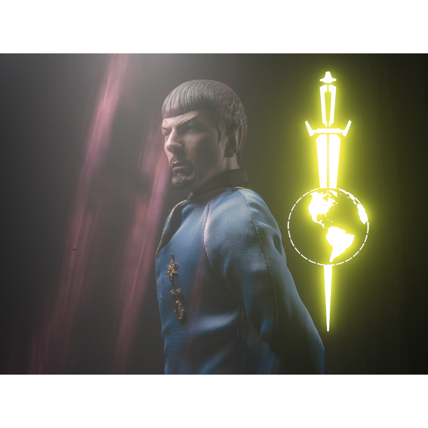 Mirror Universe Spock Star Trek The Original Series 16th Scale Figure (12)