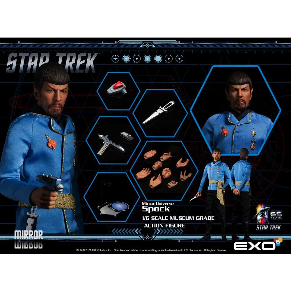 Mirror Universe Spock Star Trek The Original Series 16th Scale Figure (6)