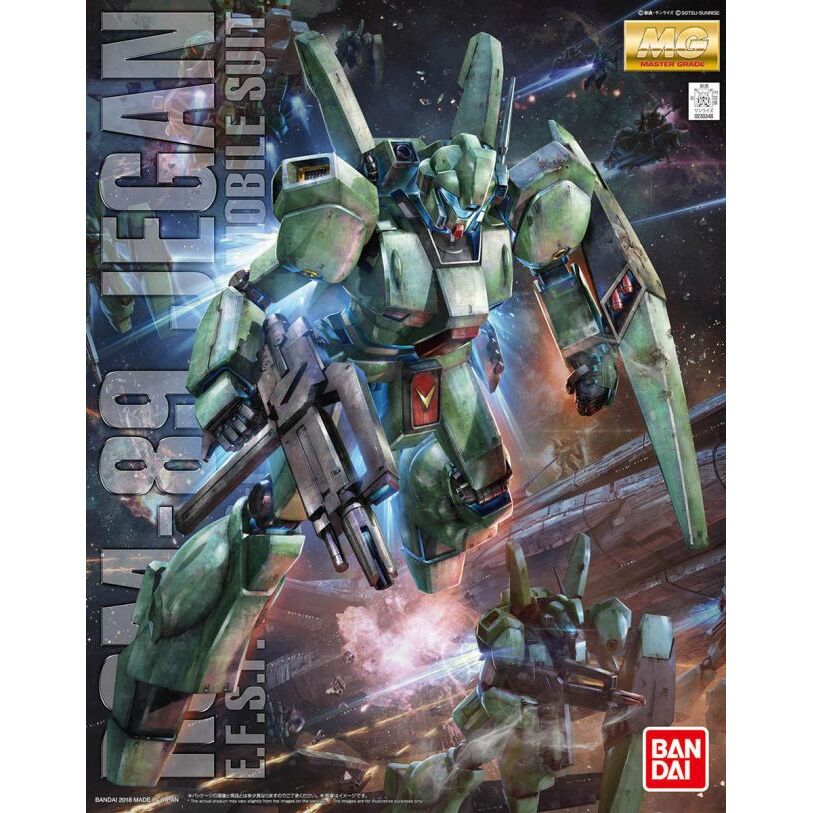 RGM-89 Jegan Mobile Suit Gundam Char’s Counterattack MG 1100 Scale Model Kit (8)