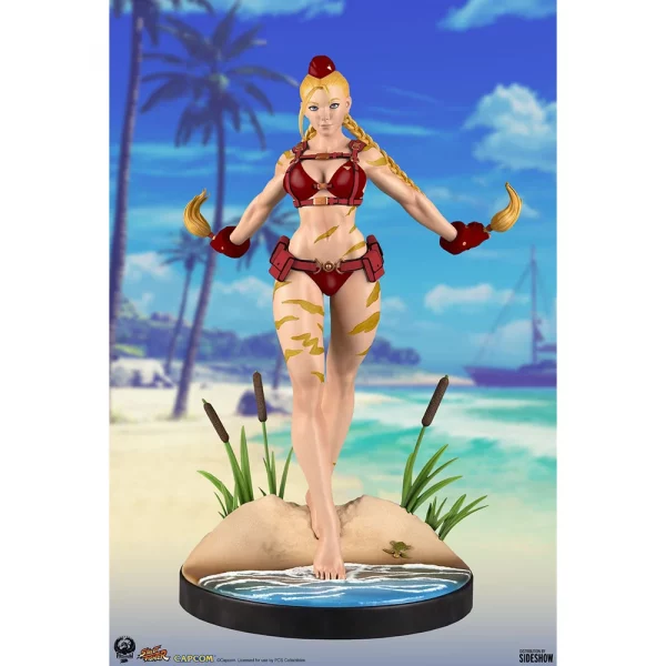 Cammy Street Fighter V (Season Pass) – Red Variant Ver. 14 Scale Limited Edition Statue (12)