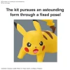 Pikachu Pokemon (Battle Pose Ver.) Quick! Model Kit (3)