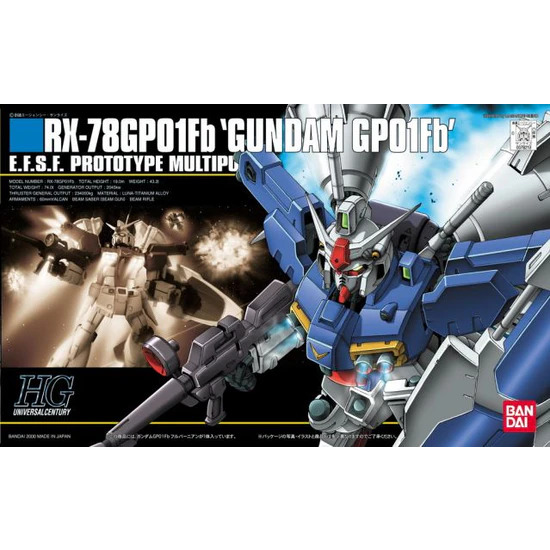 RX-78GP01Fb Gundam GP01Fb Zephyranthes Mobile Suit Gundam 0083 Stardust Memory HGUC 1144 Scale Model Kit (1)
