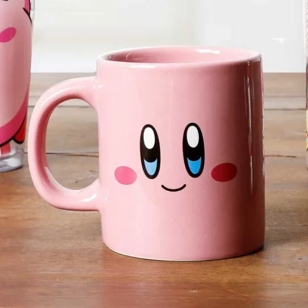 Big Face Kirby Ceramic Mug (2)