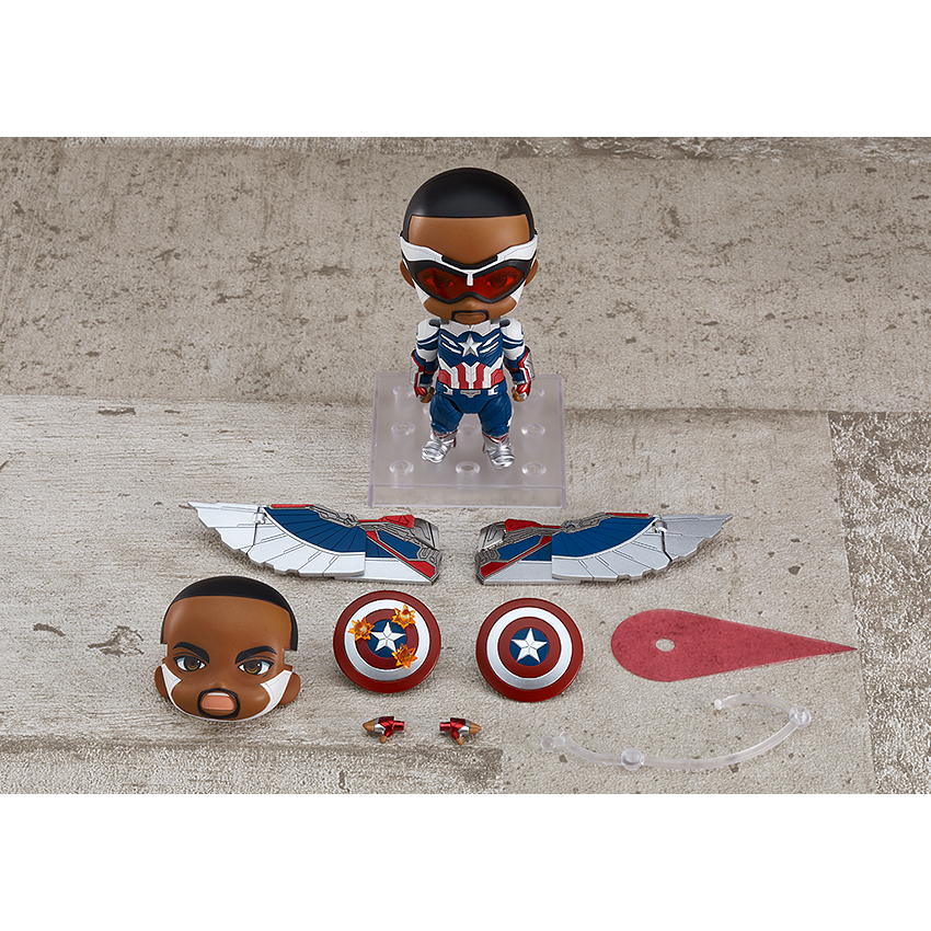 Nendoroid Captain America (Sam Wilson) The Falcon and the Winter Soldier DX Figure (2)