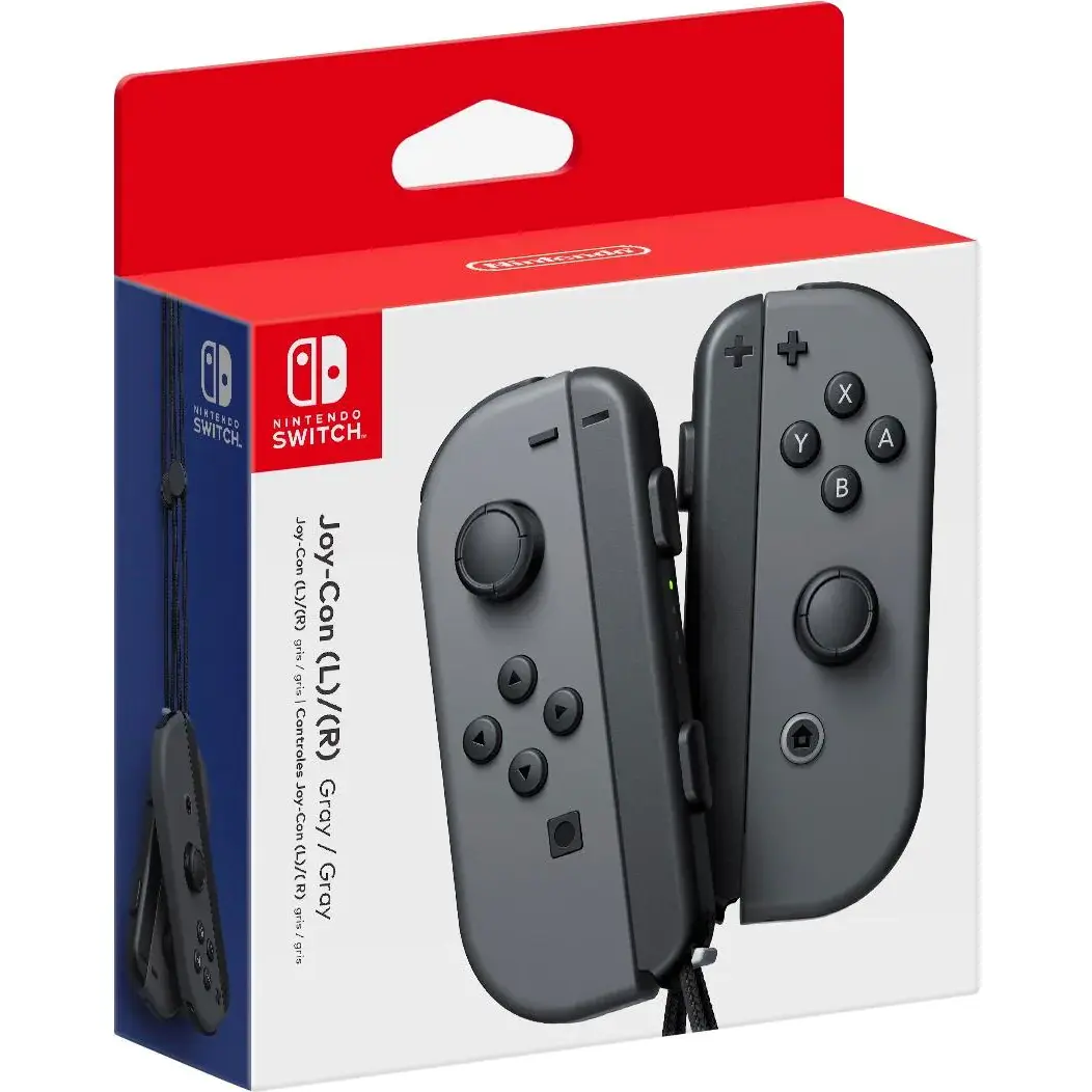 Nintendo Switch Joy-Con (L+R) Wireless Controllers (Gray) | Video 