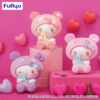Hello Kitty Hot Pink Panda w Blue Heart Key Plush (2)