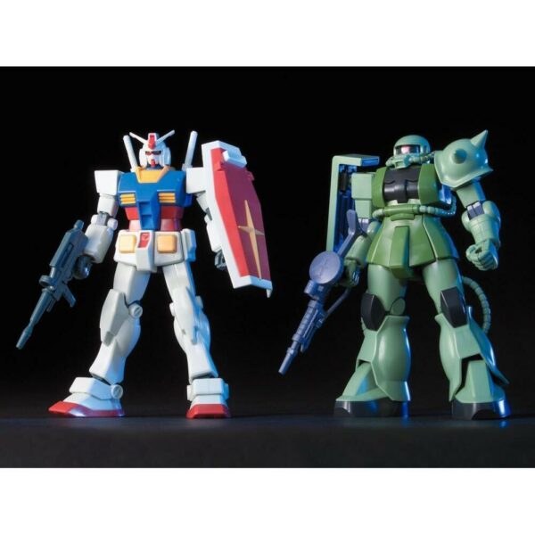 Gunpla Starter Kit Gundam Vs. Zaku Mobile Suit Gundam II HGUC Model Kit (2)