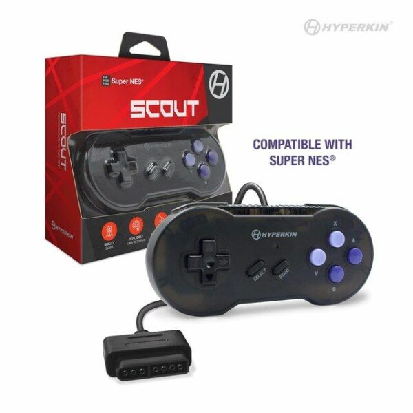 Scout Wired SNES Controller Space Black 810007711935 1