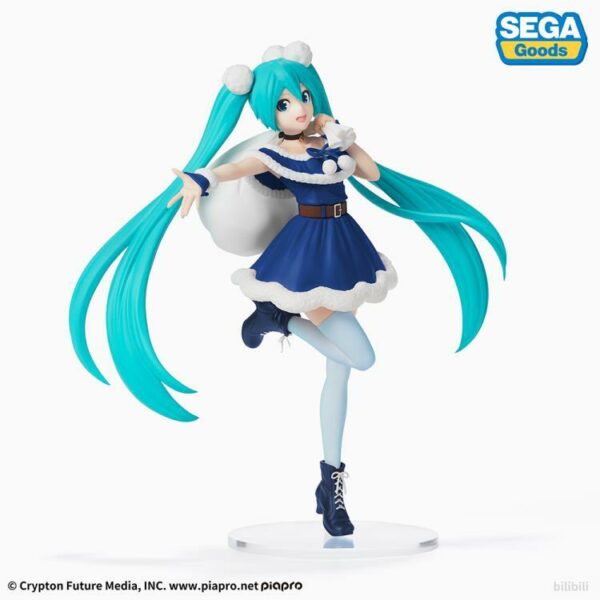 Hatsune Miku Christmas 2020 (Blue Dress Ver.) Super Premium Figure (4)