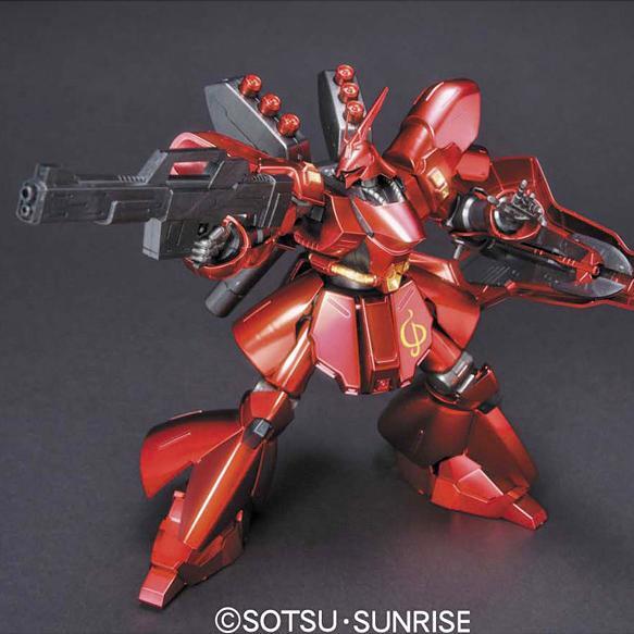 MSN-04 Sazabi Mobile Suit Gundam Char’s Counterattack (Metallic Coating Ver.) 1144 Scale HGUC Model Kit (4)