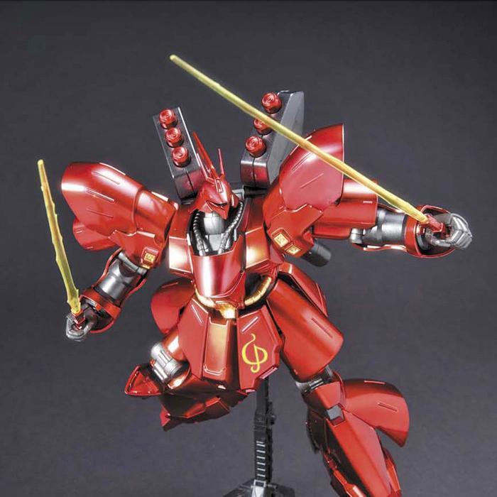 MSN-04 Sazabi Mobile Suit Gundam Char’s Counterattack (Metallic Coating Ver.) 1144 Scale HGUC Model Kit (5)