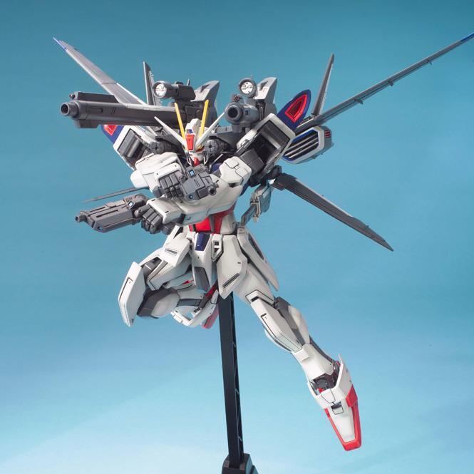 GAT-X105E Strike E + IWSP Mobile Suit Gundam SEED (Lukas O’Donnell Custom) MG 1100 Scale Model Kit (1)