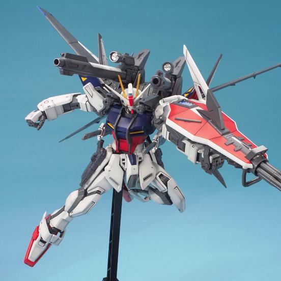 GAT-X105E Strike E + IWSP Mobile Suit Gundam SEED (Lukas O’Donnell Custom) MG 1100 Scale Model Kit (2)