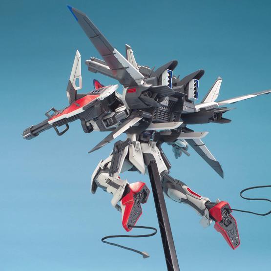 GAT-X105E Strike E + IWSP Mobile Suit Gundam SEED (Lukas O’Donnell Custom) MG 1100 Scale Model Kit (4)