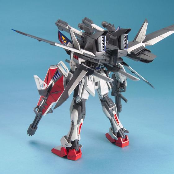 GAT-X105E Strike E + IWSP Mobile Suit Gundam SEED (Lukas O’Donnell Custom) MG 1100 Scale Model Kit (8)