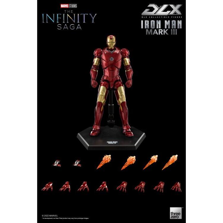Iron Man DLX Mark 3 Avengers Infinity Saga 112 Scale Figure (6)