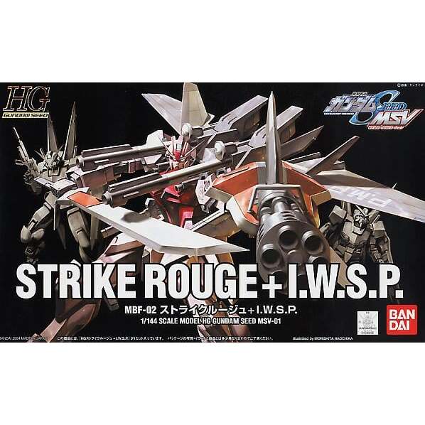 MBF-02+P202QX Strike Rouge IWSP Mobile Suit Gundam SEED Destiny MSV HG 1144 Scalev Model Kit (1)
