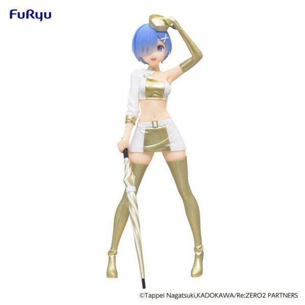 Rem ReZero Starting Life in Another World (Grid Girl Ver.) Trio-Try-iT Figure (5)